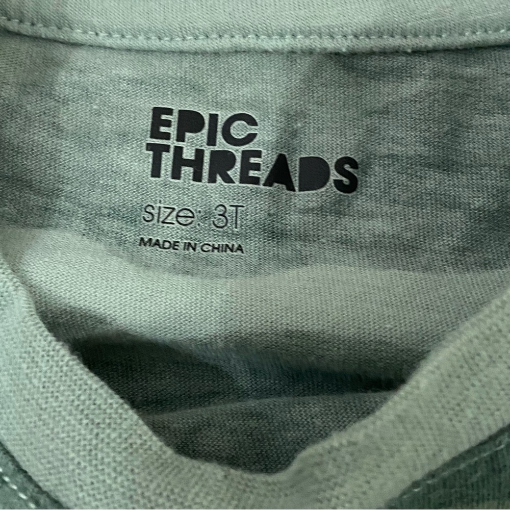 Epic Threads size 3 Toddler Green Camouflage T-Shirt - Picture 2 of 3